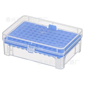 Soporte para Puntas de Pipeta de Plástico con Tapa Abatible, 10, 200, 1000ul, para Uso en Laboratorio, Marca Seeking Excellence - Product Image 1