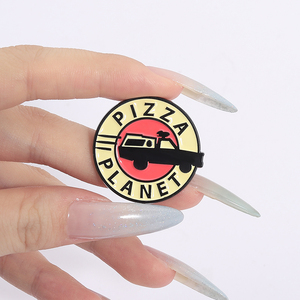 Películas de ciencia ficción vehículo esmalte Pin Pizza Crystal Bullet Math <span class=keywords><strong>Planet</strong></span> <span class=keywords><strong>Express</strong></span> dibujos animados Anime broches solapa insignia joyería regalos - Product Image 4
