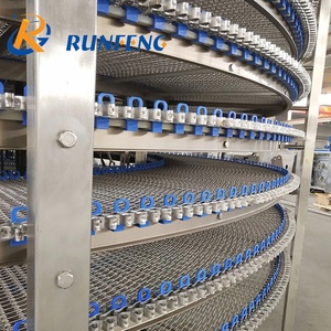 Bánh xoắn ốc băng tải làm mát, bánh mì nướng bánh mì xoắn ốc tháp làm mát, bánh mì xoắn ốc tháp làm mát - Product Image 4