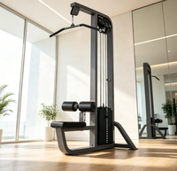 Peralatan Kebugaran Gym Komersial Mesin Lat Pulldown Beban Pin yang Dapat Disesuaikan, Tahan Lama, untuk Latihan Bahu dan Binaraga