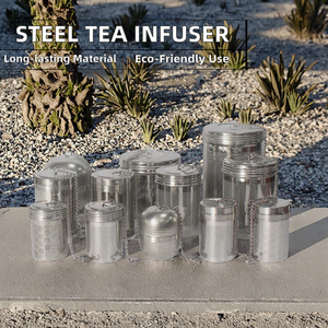 304 נירוסטה מסנן כוסות תה סיר מסנן לשימוש חוזר לסביבה ידידותית לסביבה בישול בישול בישול בישול - Product Image 2