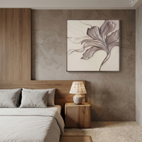 Toile mate texturée avec cristaux bleu-violet incrustés, tableau léopard élégant pour intérieur moderne