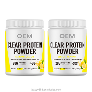 Proteína de Suero de Leche Aislada Transparente en Polvo, 20 g de Proteína por Porción, Sin Lactosa, Sin Gluten, Sabor Tropical, para Atletas, Certificado GMP - Product Image 2