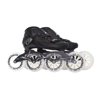 Patins à roulettes de course professionnels Zico pour enfants et adultes, construction en fibre de carbone et cuir, roues en caoutchouc à rangée unique - Usine