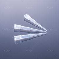 Vente en gros usine – Embouts de pipette robotique jetables A-GEN 250 µl, compatibles Beckman, en PP, faible rétention, optionnels