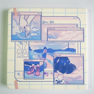 Nhãn hiệu riêng ý da A5 thiết kế Tạp Chí với 60 trống trang dễ thương vuông Tạp Chí để bán - Product Image 4