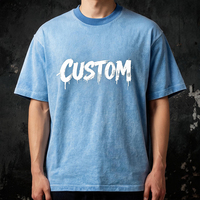 T-shirt personnalisé à manches courtes DTG, coupe oversize, personnalisable pour vêtements de marque vintage, col rond, 230g, logo frontal, MOQ 1 T-shirt