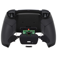 Poignée caoutchoutée noire Remappable Rise 2.0 Remap Kit Back Paddle pour contrôleur PS5