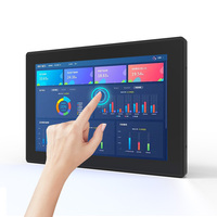 Monitor de control industrial todo en uno 4K 60fs de alto rendimiento con pantalla táctil compatible con PC industrial Mini PC