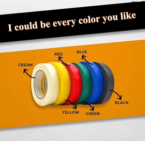 Jinghe Meilleure vente de ruban de masquage de <span class=keywords><strong>peinture</strong></span> de voiture simple face 18mm/48mm papier crêpe longueur 50m avec adhésif en caoutchouc pour supérieur - Product Image 5