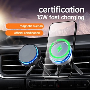 Gadgets Electrónicos Dropshipping, Soporte Giratorio Magnético <span class=keywords><strong>para</strong></span> Teléfono, <span class=keywords><strong>Cargador</strong></span> Inalámbrico <span class=keywords><strong>para</strong></span> Auto de Carga Rápida de 15W - Product Image 5