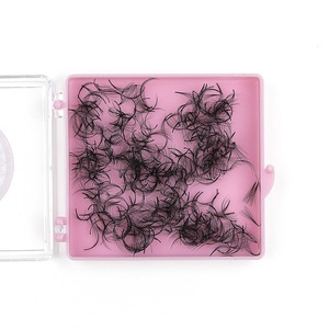 Extensiones de <span class=keywords><strong>Pestañas</strong></span> Pre-fabricadas Camellia 5D 7D Pro, Base Puntiaguda, Volumen en Forma de C, Cachemira Suave, 500 Unidades en Caja - Product Image 4