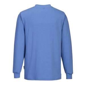 PORTWEST - AS22HBRS T-shirt bleu à manches longues ESD antistatique-EAN 5036108347032 ESD ANTISTATIC WORKWEAR - Product Image 2