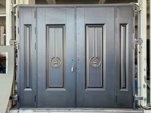 Pintu Masuk Ganda Anti Maling untuk Pabrik/Vila/Rumah Pertanian dengan Konstruksi Polimer Baja Tahan Karat - Product Image 3