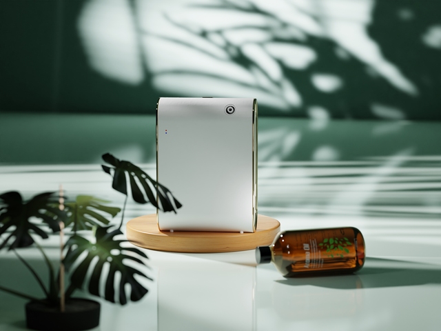 2026 Smart Mini Electric Aromatherapy Diffuser Waterless 350ML Capacity App Button Control Sleek Design Portable Hotel Car Use