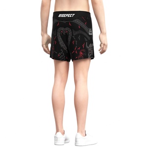 Shorts de MMA con Cintura Suave, Diseño sin Velcro, Tela Duradera y Ultraligera, Parche de Marca Delantero y Trasero - Product Image 5