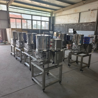Machine de pressage de galettes de viande pour burgers en acier inoxydable 304, ligne de production de galettes de poulet et de bœuf jamaïcaines