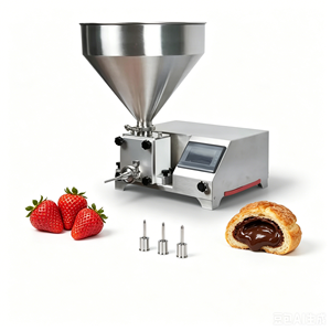 Nuova Macchina Elettrica Automatica per Riempimento Continuo di Prodotti da Forno, <span class=keywords><strong>Pasticceria</strong></span> e Torte con Compatibilità Frutta e Uova, Facile da Usare - Product Image 4