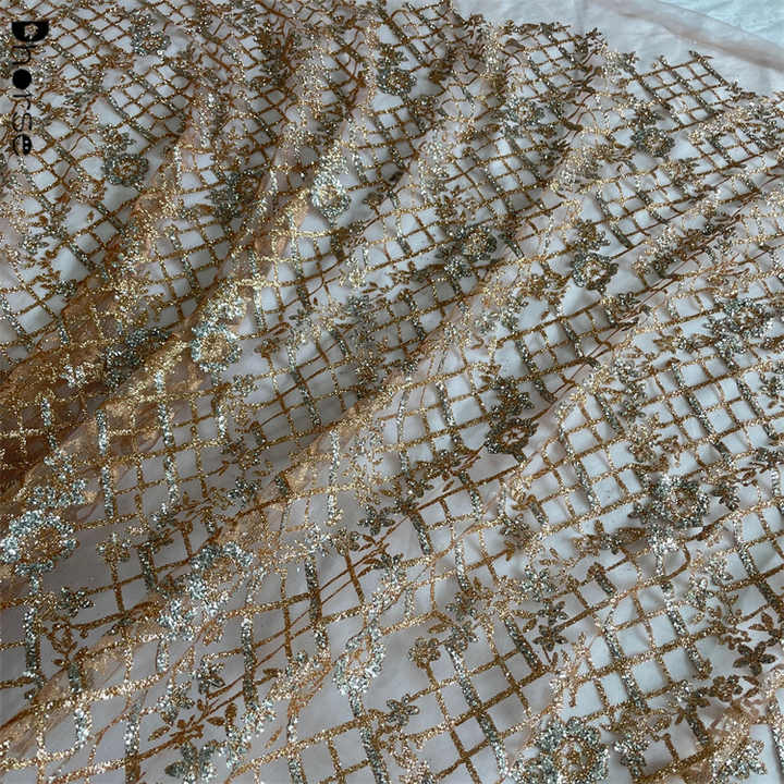 Top End Rose Gold Luxury Sparkle Silver Glitter Mesh Net