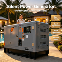 Geräuscharmer Ricardo 120KW Silent Dieselgenerator 3-Phasen 50/60Hz Wasserkühlung Automatischer Start Hohe Effizienz ATS-Option Urlaubsgünstig