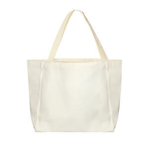 Eco Friendly Canvas Tote <b>Bag</b> <b>Large</b> Size With Long Handles Custom Logo Cotton Tote Reusable <b>Shopping</b> <b>Bag</b> for College Travel - Product Image 2