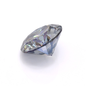 Moissanite สีเขียวเข้มสังเคราะห์ทรงกลมหลวม6.5มม. 1ct เพชรโมอิสแบบหลวมสุกใส - Product Image 2