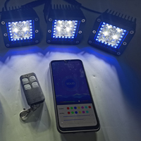 Feux de conduite LED les plus vendus, feux auxiliaires tout-terrain, cube LED tout-terrain, feux antibrouillard 12v 24v, pods LED de 3 pouces