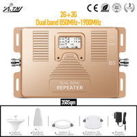 Repetidor de Señal Móvil ATNJ de Doble Banda 850/1900MHz CDMA/PCS para Uso Doméstico, Amplificador de Señal Celular 2G 3G para el Mercado Americano