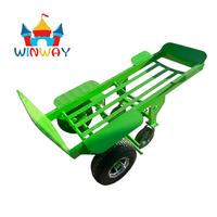 Chariot de transport pliable et ultra-résistant pour gonflables, chariot de remorquage robuste pour le levage de structures gonflables