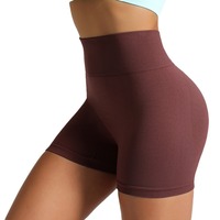 Shorts de sport pour femmes, taille haute, effet push-up, sans coutures, personnalisables OEM, 11 couleurs disponibles