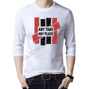 Camisetas Casuales de Algodón 100% para Hombre, Impresión Personalizada Premium Global Impression, Corte Regular, Suministro OEM Disponible, Precio Razonable - Product Image 1