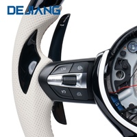 Volant sport en carbone personnalisé pour modèles BMW, cuir perforé blanc pour F10 F30 F31 F32 F20 F01 F33 F16 F80 F82 F11 F01