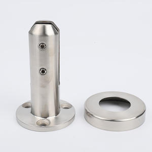 Base de Soporte de Acero Inoxidable para Barandillas de Vidrio sin Marco, para Balcón, Terraza o Baranda - Product Image 3