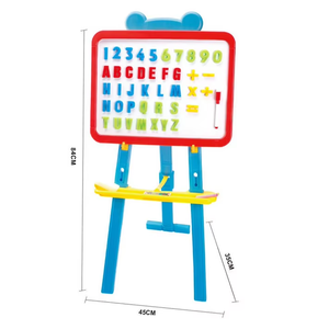 2合1儿童磁性绘图板塑料干式橡皮擦写板，适用于1-<span class=keywords><strong>3</strong></span>岁儿童教育学习功能 - Product Image 6