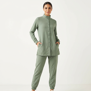 Custom Muslim <b>Islamic</b> Modest Sportswear Women Athletic Clothing Set With High Quality Fabric and Stitching - Product Image 4