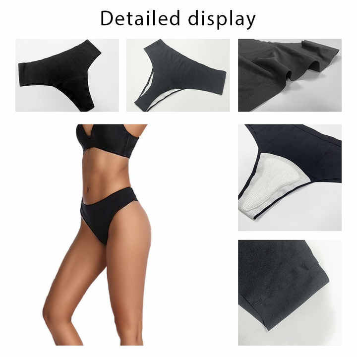 5er Pack Unsichtbare Aura Tangas - High Waist, Nahtlos & Cameltoe-sicher Für Damen