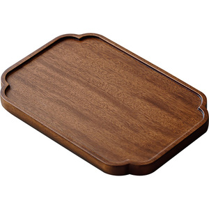 Guanlan Walnut <b>Tea</b> Tray Solid Wood Dry Brewing Teapot Holder Storage Tray For <b>Tea</b> <b>Set</b> - Product Image 5