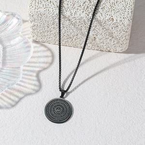 Collana Regalo per Eid e Ramadan con Design Artistico di <span class=keywords><strong>Allah</strong></span>, Ciondolo con Arte del Corano in Arabo, Gioielli Unisex in Acciaio Inossidabile all'Ingrosso - Product Image 5