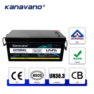 Batería Marina Kanavano 24V 200Ah LiFePO4 con Protección de Alta/Baja Temperatura (-20~45) y 3 Años de Garantía para Motores de Pesca - Product Image 2