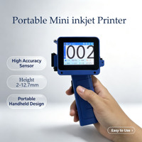 Imprimante jet d'encre portable 12,7 mm à prix abordable pour codes QR, codes-barres, logos, dates d'expiration et numéros de lot – Machine de codage