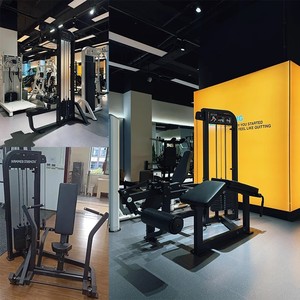 Máquina de entrenamiento de fuerza Haomai Steel Hummer Insert con funciones de press de pecho, dominadas altas/bajas y extensión de piernas - Product Image 2