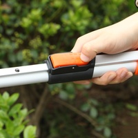 Cisailles à gazon télescopiques SK5 Cisailles à haies à économie de main-d 'œuvre Poignée orange Cisailles télescopiques à longue poignée haute branche