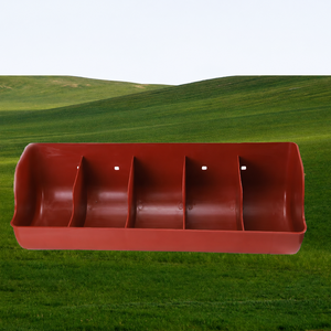 4-Hole Plastic Piglet Feeding <strong>Trough</strong> Orange PP Pig Feeder Bowl Livestock Feed <strong>Trough</strong> for Pig Farm Equipment - Product Image 5
