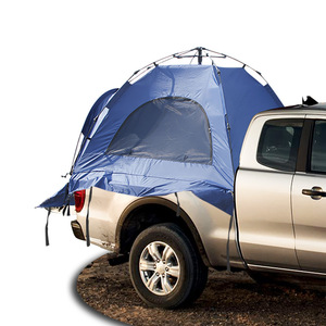 Carpa de techo para camioneta, automática, para acampar al aire libre, impermeable, de poliéster, diseño de una sola capa - Product Image 2