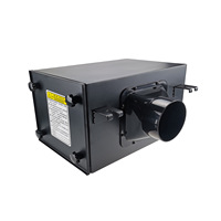 Système de filtration d'air HEPA 3 en 1 avec filtre de conduit, boîte de filtration d'air frais, 3 filtres, débit d'air de 100 CFM, débit de 0,75 GPM