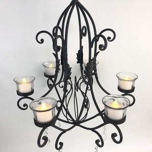 Trang trại nến Đèn chùm cho phòng khách mộc mạc công nghiệp Mặt dây chuyền trần ánh sáng lịch thi đấu - Product Image 5