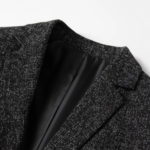 Marka <span class=keywords><strong>Blazers</strong></span> erkekler ceketler Casual Coats yakışıklı Masculino iş elbisesi çizgili erkek <span class=keywords><strong>Blazers</strong></span> Tops Hombre düğün takım elbise ceket - Product Image 6