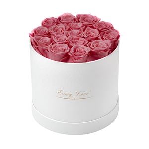 Boîte à bonbons de luxe avec fleurs préservées, cadeaux pour la fête des mères, cadeaux de mariage, fabrication sur mesure, vente en gros, fournisseur d'usine - Product Image 3