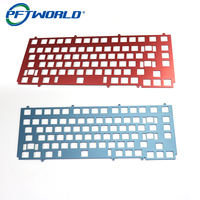 Clavier personnalisé en métal CNC, service d'usinage CNC, pièces en aluminium, plaque, kit de boîtier de clavier mécanique sans fil