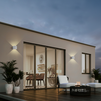 Lampe murale extérieure étanche IP65 Aisilan, lampe murale LED à angle réglable flexible pour hôtel et maison